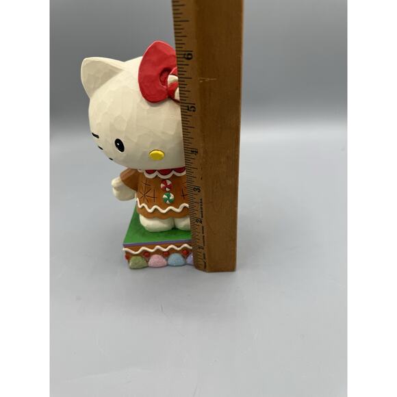Hello Kitty Jim Shore Gingerbread Figurine 6015983 Christmas Holiday 6” No Box - Picture 6 of 6
